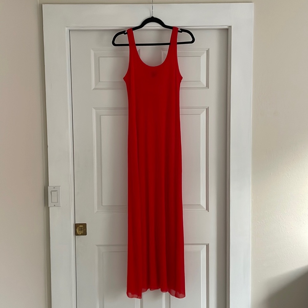 JEAN PAUL GAULTIER RED MESH DRESS